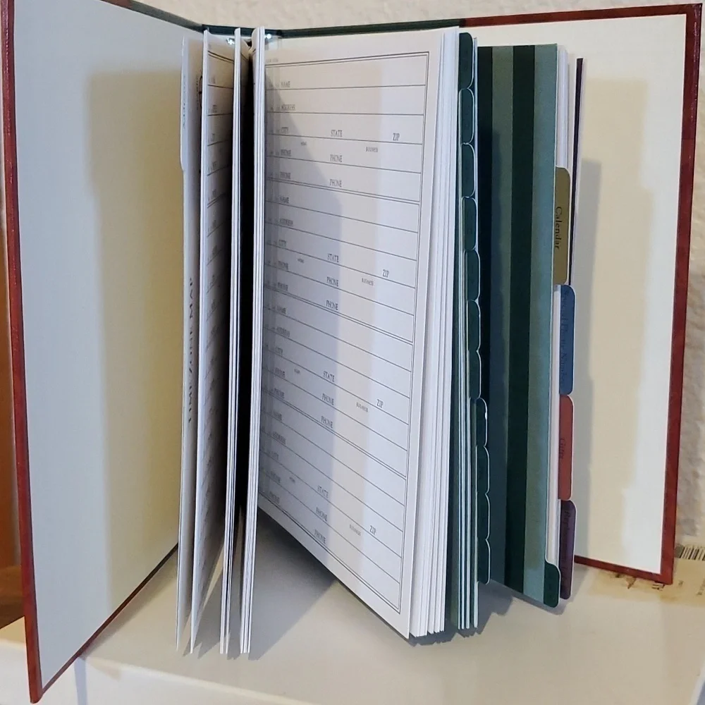 Hallmark Address Book Vintage Fall Edition New in Box!